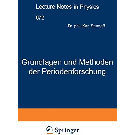 Grundlagen und Methoden der Periodenforschung [Paperback]