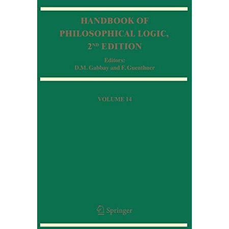 Handbook of Philosophical Logic: Volume 14 [Hardcover]