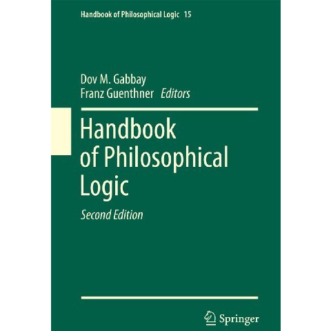 Handbook of Philosophical Logic: Volume 15 [Paperback]