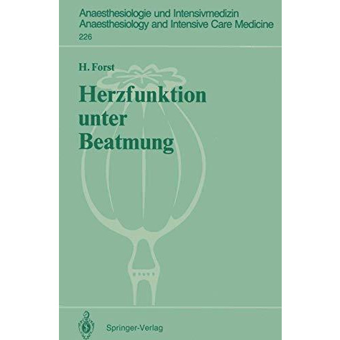 Herzfunktion unter Beatmung [Paperback]