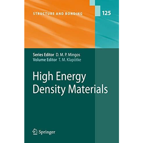 High Energy Density Materials [Hardcover]