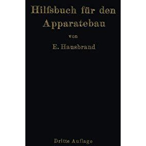 Hilfsbuch f?r den Apparatebau [Paperback]