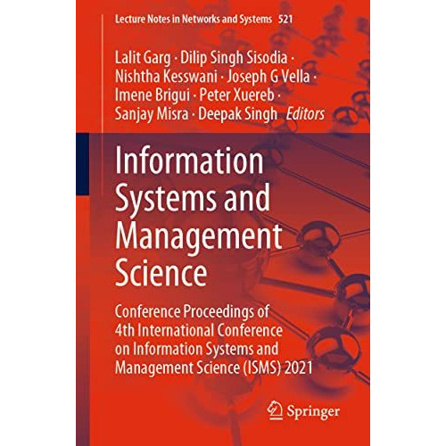 Information Systems and Management Science: Conference Proceedings of 4th Intern [Paperback]