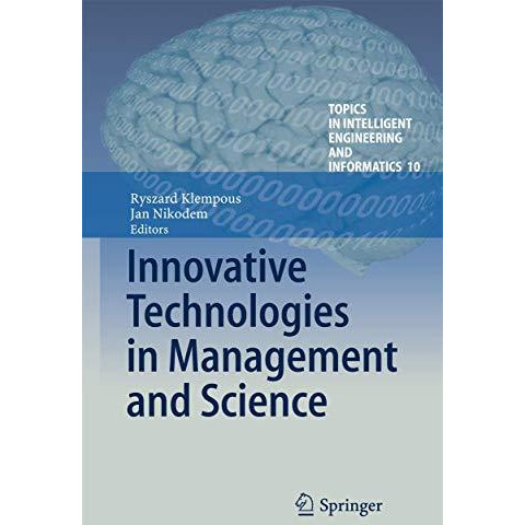 Innovative Technologies in Management and Science [Hardcover]