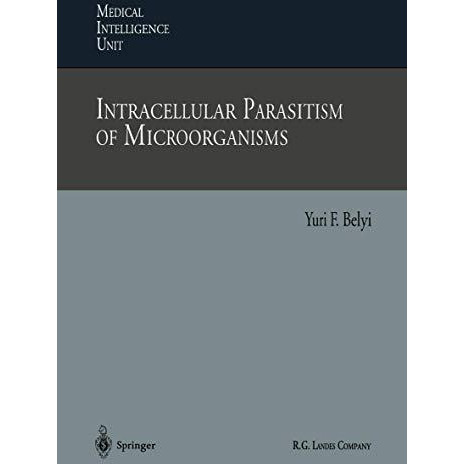 Intracellular Parasitism of Microorganisms [Paperback]