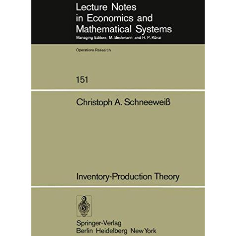 Inventory-Production Theory: A Linear Policy Approach [Paperback]