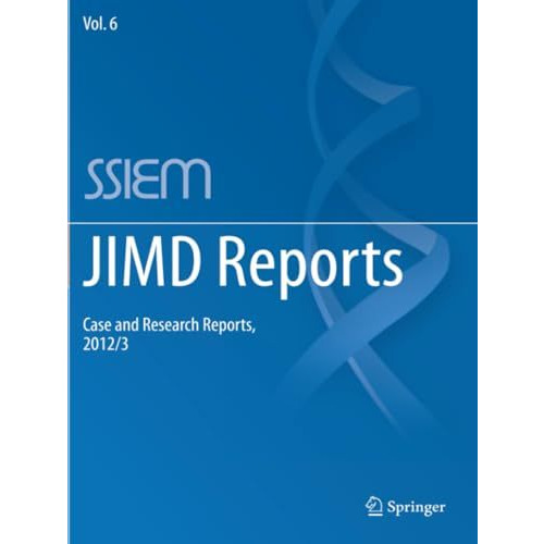 JIMD Reports - Case and Research Reports, 2012/3 [Paperback]