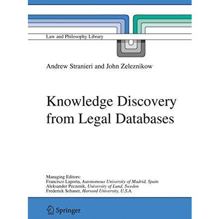 Knowledge Discovery from Legal Databases [Paperback]