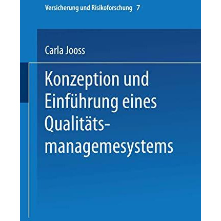 Konzeption und Einf?hrung eines Qualit?tsmanagementsystems [Paperback]