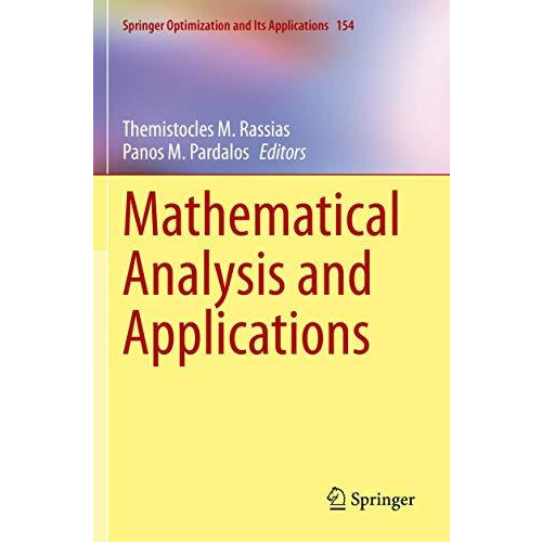 Mathematical Analysis and Applications [Paperback]