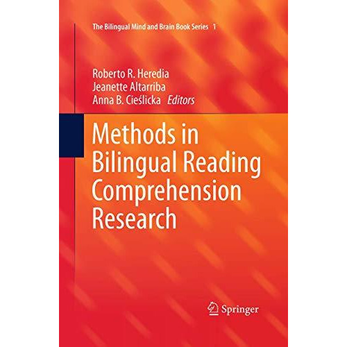 Methods in Bilingual Reading Comprehension Research [Paperback]