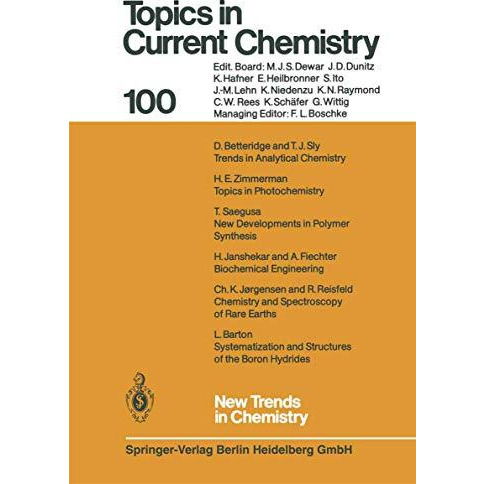 New Trends in Chemistry [Paperback]