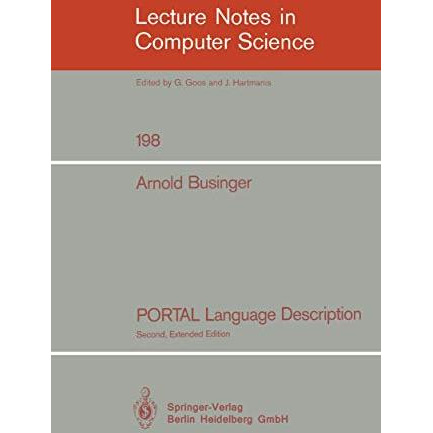 PORTAL Language Description [Paperback]