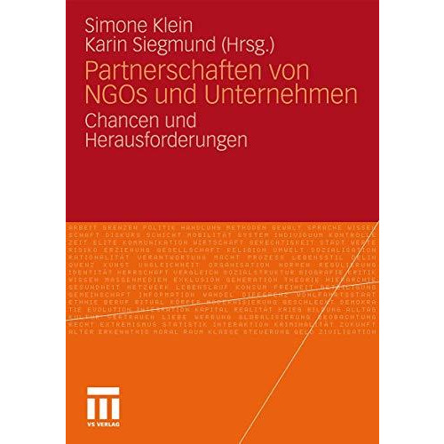 Partnerschaften von NGOs und Unternehmen: Chancen und Herausforderungen [Paperback]