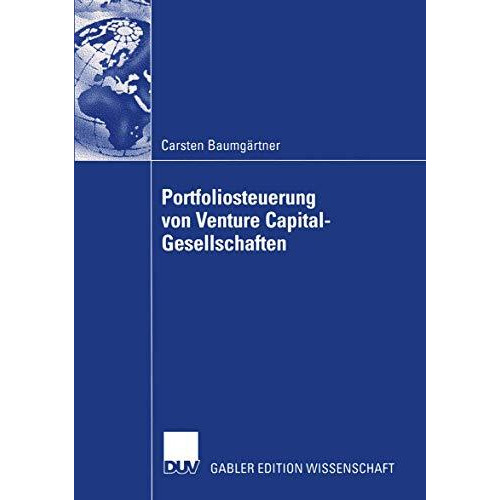 Portfoliosteuerung von Venture Capital-Gesellschaften [Paperback]