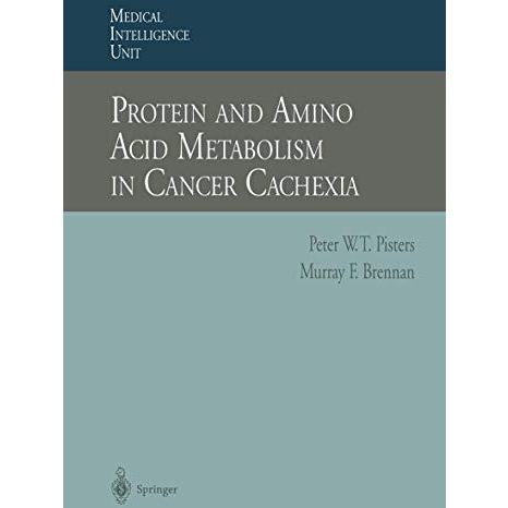 Protein and Amino Acid Metabolism in Cancer Cachexia [Paperback]