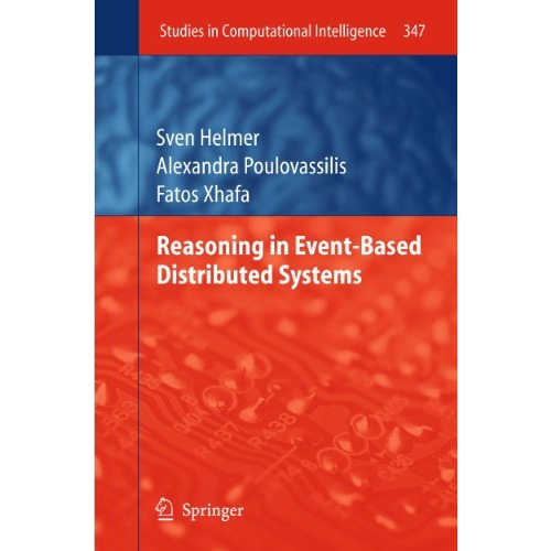 Reasoning in Event-Based Distributed Systems [Paperback]