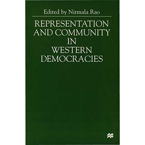 Representation and Community in Western Democracies [Hardcover]