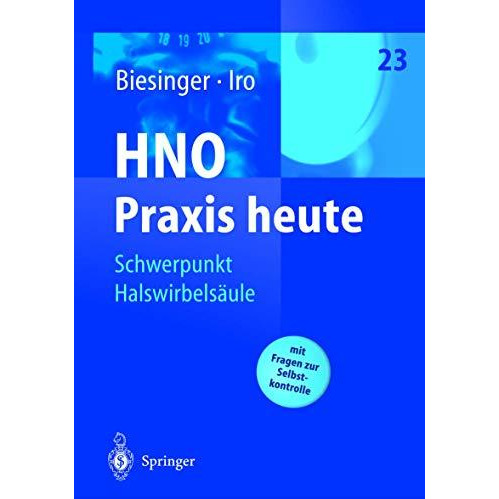 Schwerpunkt Halswirbels?ule [Paperback]