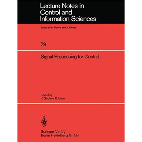 Signal Processing for Control [Paperback]