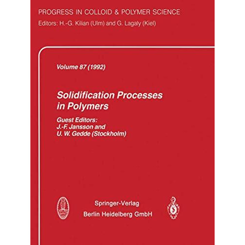 Solidification Processes in Polymers [Paperback]