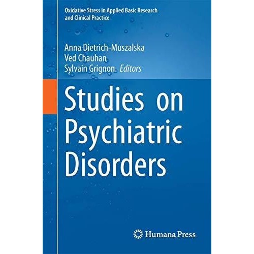 Studies on Psychiatric Disorders [Hardcover]