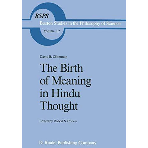 The Birth of Meaning in Hindu Thought [Paperback]