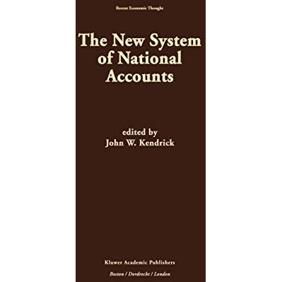 The New System of National Accounts [Paperback]