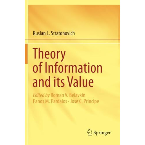 Theory of Information and its Value [Paperback]