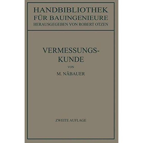 Vermessungskunde [Paperback]