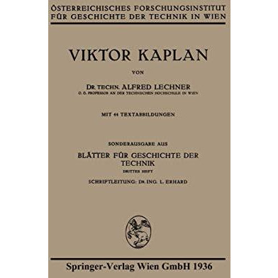 Viktor Kaplan [Paperback]