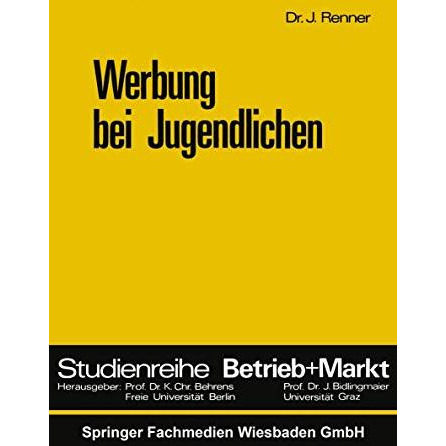 Werbung bei Jugendlichen [Paperback]