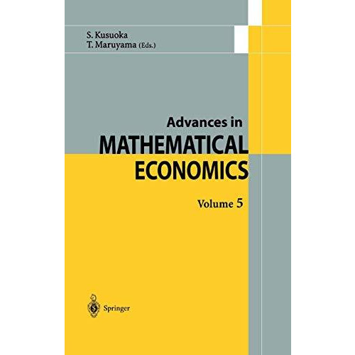 Advances in Mathematical Economics [Hardcover]