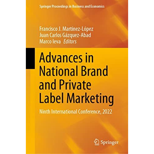 Advances in National Brand and Private Label Marketing: Ninth International Conf [Hardcover]