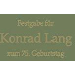 Aktuelle Ern?hrungswissenschaftliche Probleme: Festgabe f?r Konrad Lang zum 75.  [Paperback]