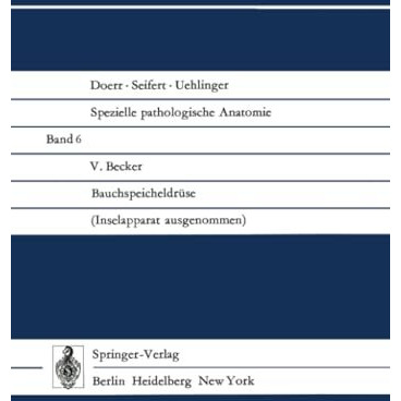 Bauchspeicheldr?se: Inselapparat ausgenommen [Paperback]