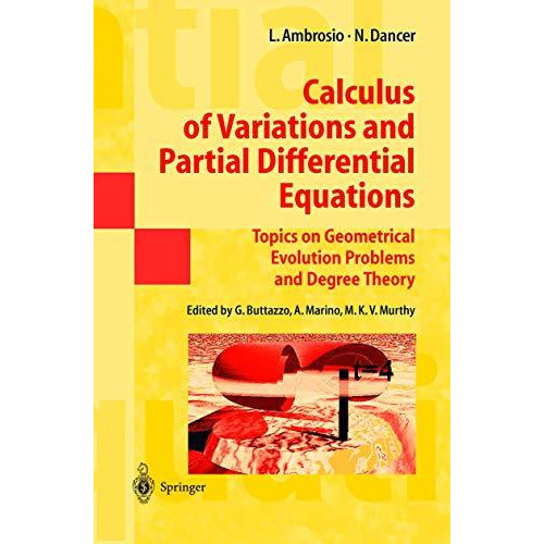 Calculus of Variations and Partial Differential Equations: Topics on Geometrical [Paperback]