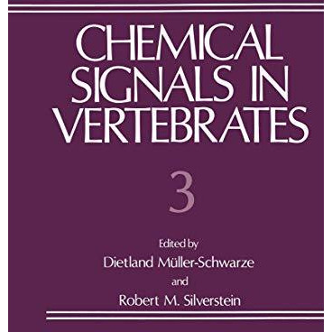 Chemical Signals in Vertebrates 3 [Paperback]