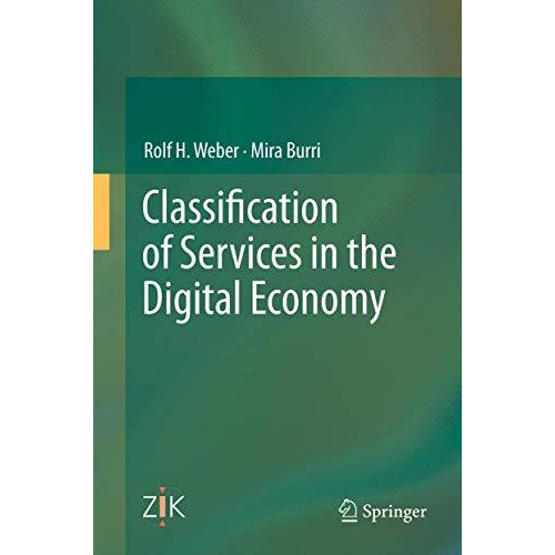 Classification of Services in the Digital Economy [Hardcover]