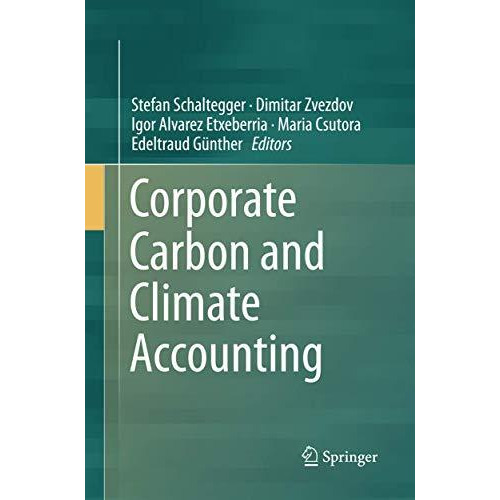 Corporate Carbon and Climate Accounting [Paperback]