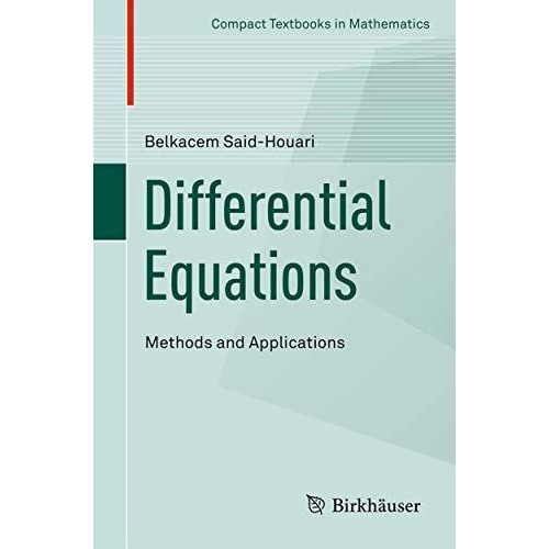 Differential Equations: Methods and Applications [Paperback]