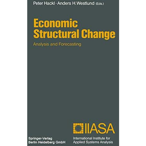 Economic Structural Change: Analysis and Forecasting [Paperback]