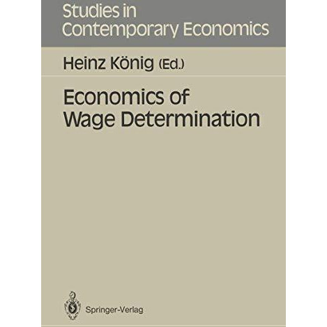 Economics of Wage Determination [Paperback]