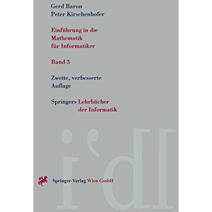 Einf?hrung in die Mathematik f?r Informatiker [Paperback]