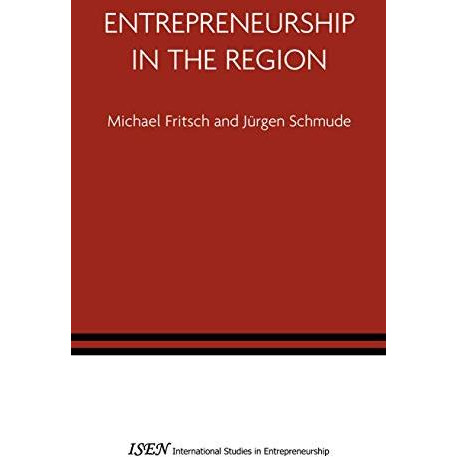 Entrepreneurship in the Region [Hardcover]