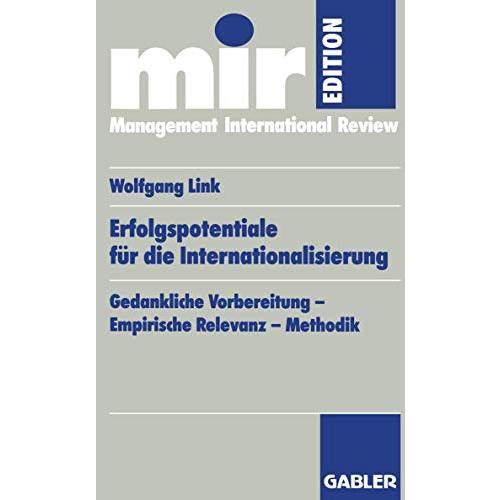 Erfolgspotentiale f?r die Internationalisierung: Gedankliche Vorbereitung  Empi [Paperback]