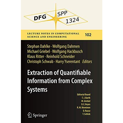 Extraction of Quantifiable Information from Complex Systems [Paperback]