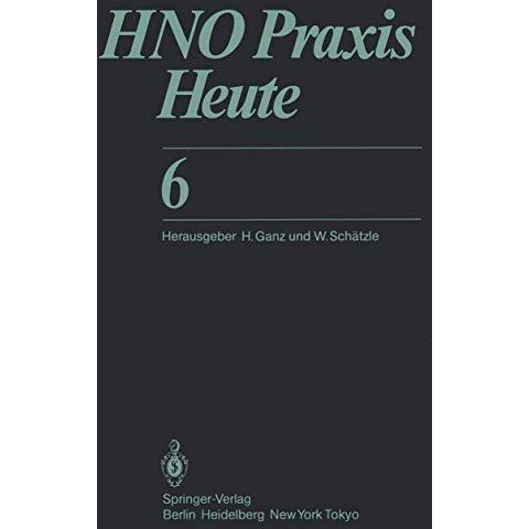 HNO Praxis Heute 6 [Paperback]