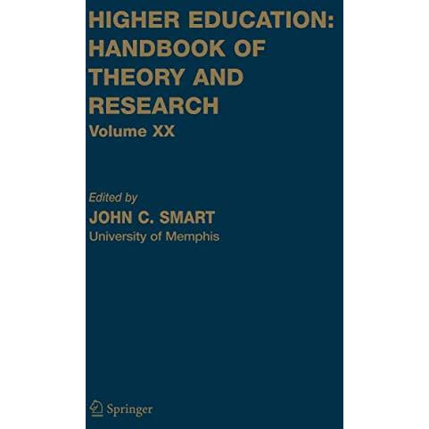 Higher Education: Handbook of Theory and Research [Paperback]