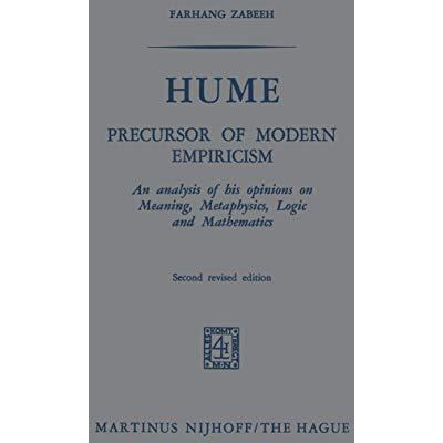 Hume: Precursor of Modern Empiricism [Paperback]